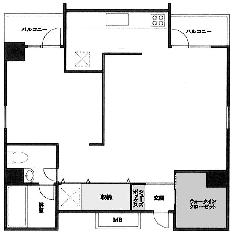 ＯＫＵＳＡＷＡ　ＡＰＡＲＴＭＥＮＴＳ 501階 57.09㎡