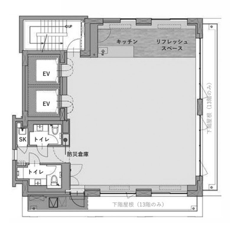 リージャス(Regus)あべのハルカス 1～5名用個室階 -