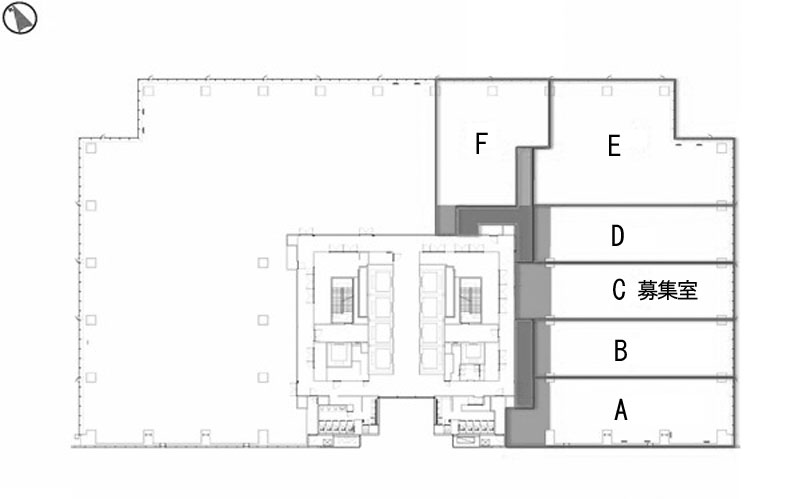 リージャス(Regus)渋谷マークシティ 6名以上階 -