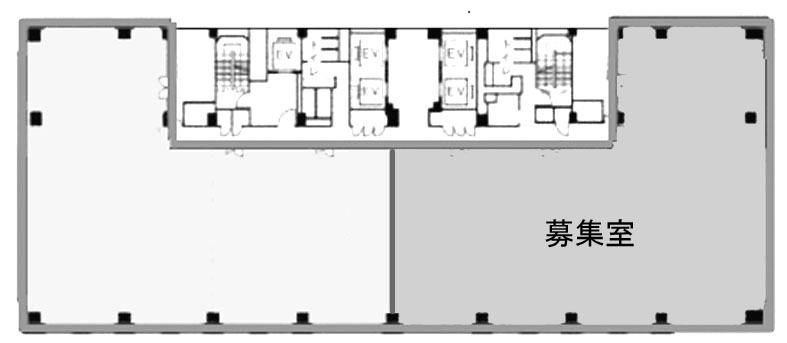 リージャス(Regus)広島稲荷大橋 1名用レンタルオフィス階 -