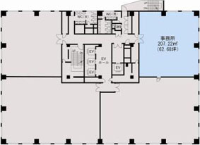 神谷町プライムプレイス 8B階 62.68㎡