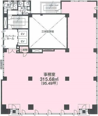 社会保険労務士会館 4階 315.67㎡