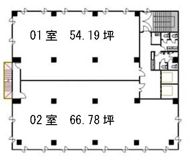 西新宿豊国ビル 2階 220.76㎡
