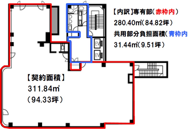 ＶＯＲＴ新富町 2階 94.33㎡