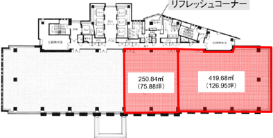 錦糸町プライムタワー 3階 419.67㎡