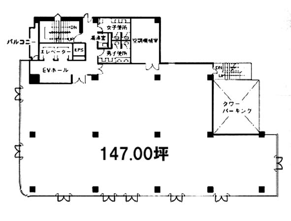 芝公園阪神ビル 4階 147㎡