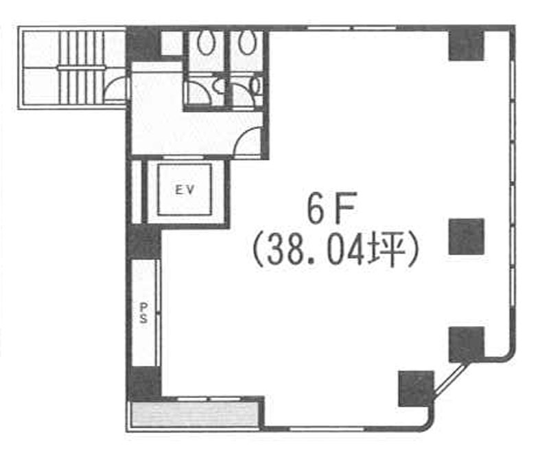 ライトビル 6階 38.04㎡