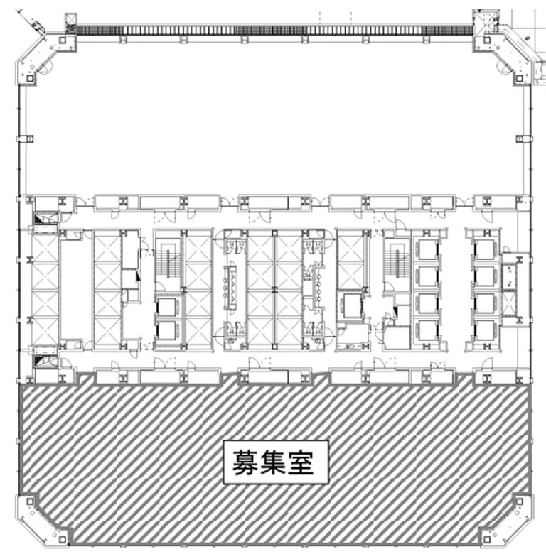 晴海トリトンスクエアオフィスタワーＸ棟 4階 270.6㎡