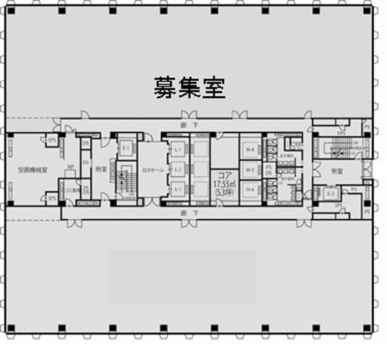 大崎ニューシティ３号館（日精ビルディング） 6階 675.7㎡