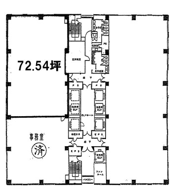 新大崎勧業ビル（ニューシティ4号館） 4西階 239.8㎡