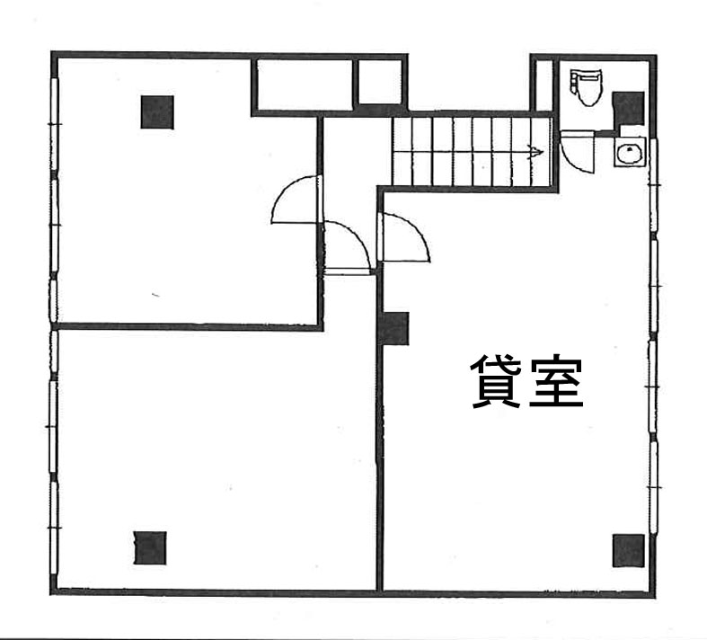 城辺橋ビル別館 3C階 14.42㎡