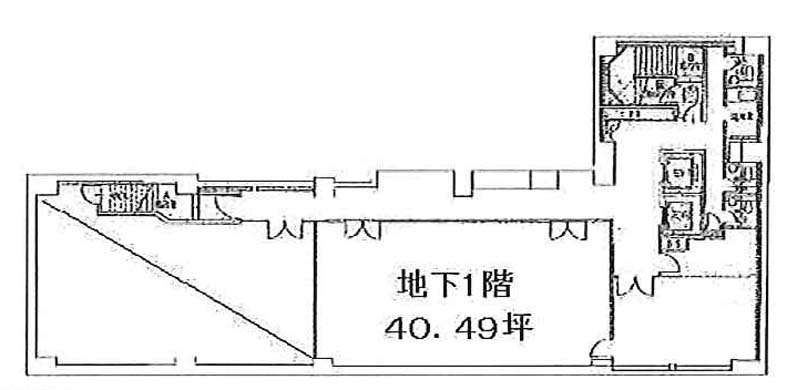 新橋パークプレイス B1階 133.85㎡