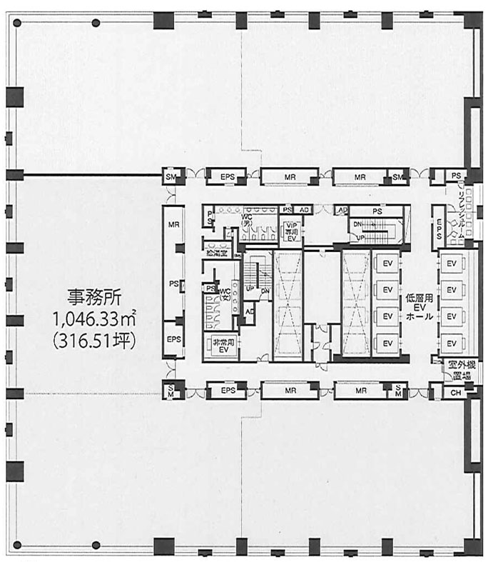 オリナスタワー 8階 1046.31㎡