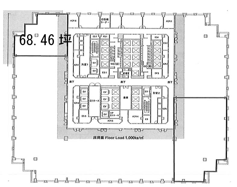 品川グランドセントラルタワー 9階 226.31㎡