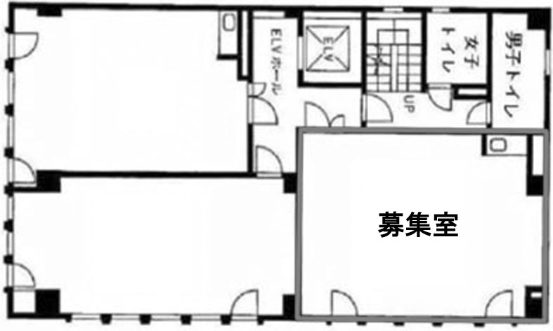 ヤマトビル 405階 46.28㎡