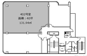 全共連ビル麹町館 402階 132.23㎡