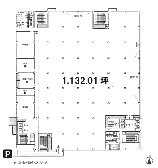東京イースト２１ビジネスセンター 4階 3742.18㎡