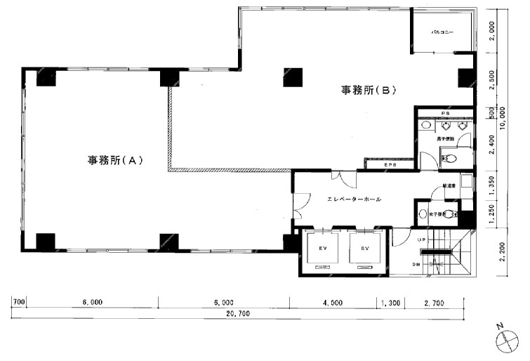 八丁堀千島ビル 9A階 32㎡