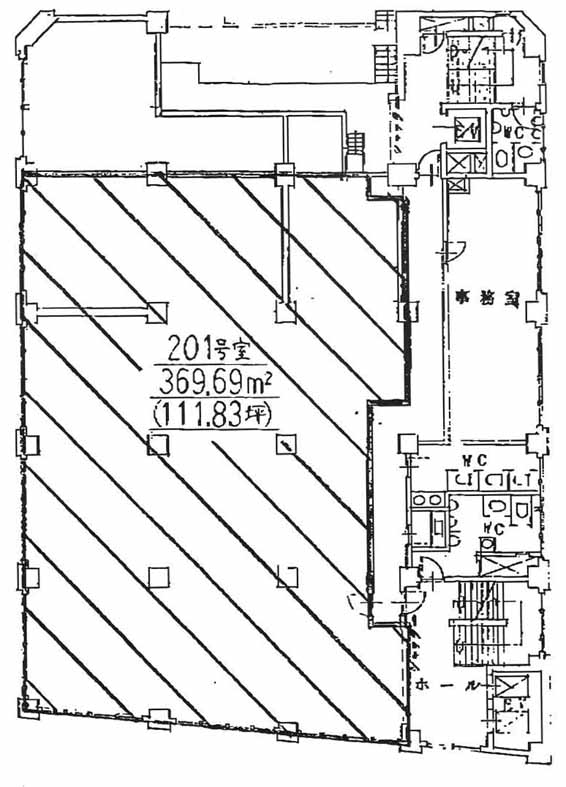 第２電波ビル 2階 369.69㎡