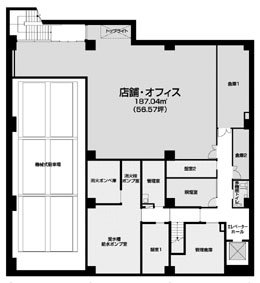 ＫＲ　ＧＩＮＺＡ　ＩＩ B1階 180.03㎡