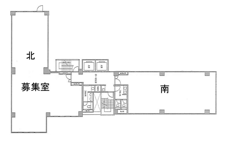 銀座ウイングビル 北6階 44.56㎡