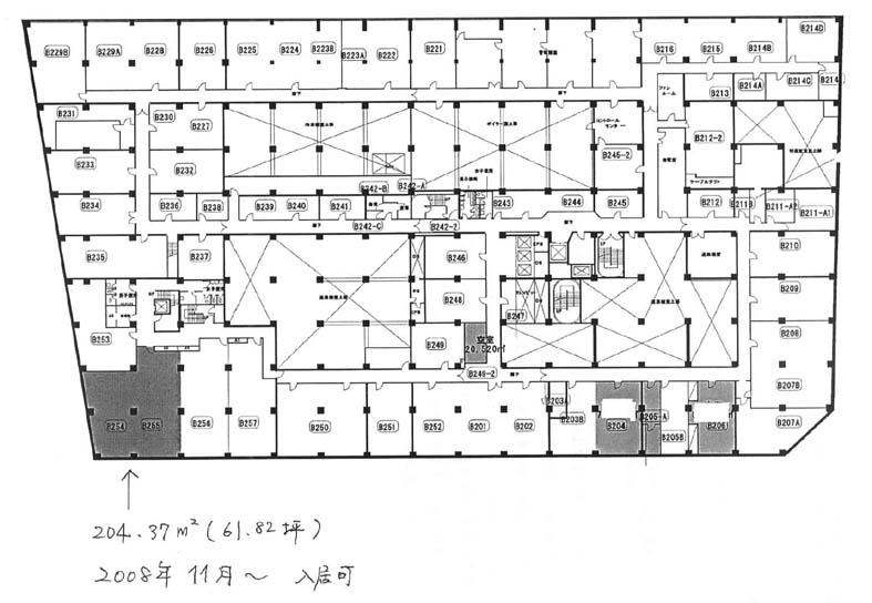 新大手町ビル B2階 204.36㎡
