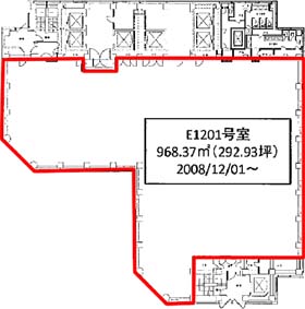 虎ノ門ツインビルディング 東12階 968.36㎡