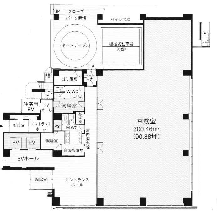 ＨＦ青葉台ビル 1階 300.43㎡