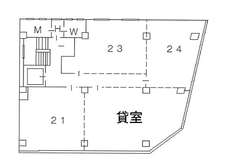 井門銀座一丁目ビル 2階 19.4㎡