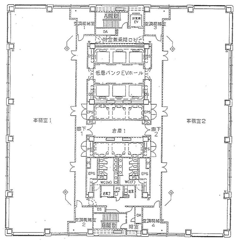 太陽生命品川ビル 14東側階 452.16㎡