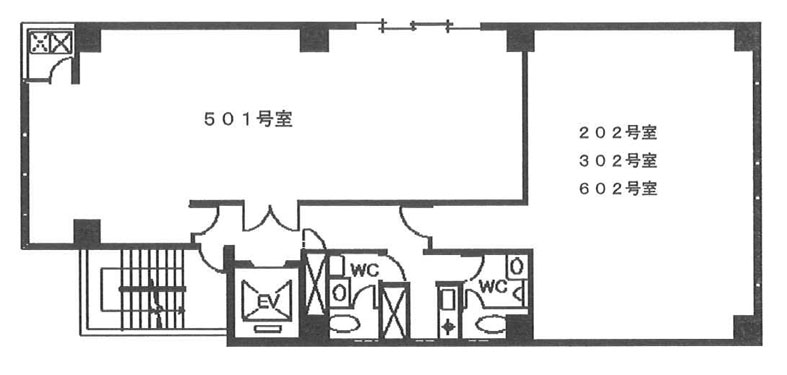 協新ビルヂング 402階 91.64㎡