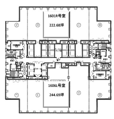 聖路加タワー 16階 467.49㎡