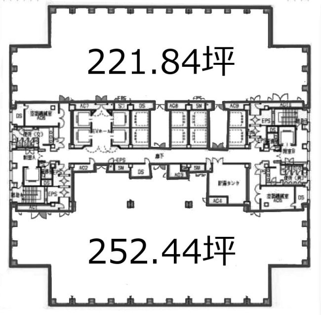 聖路加タワー 25階 474.28㎡