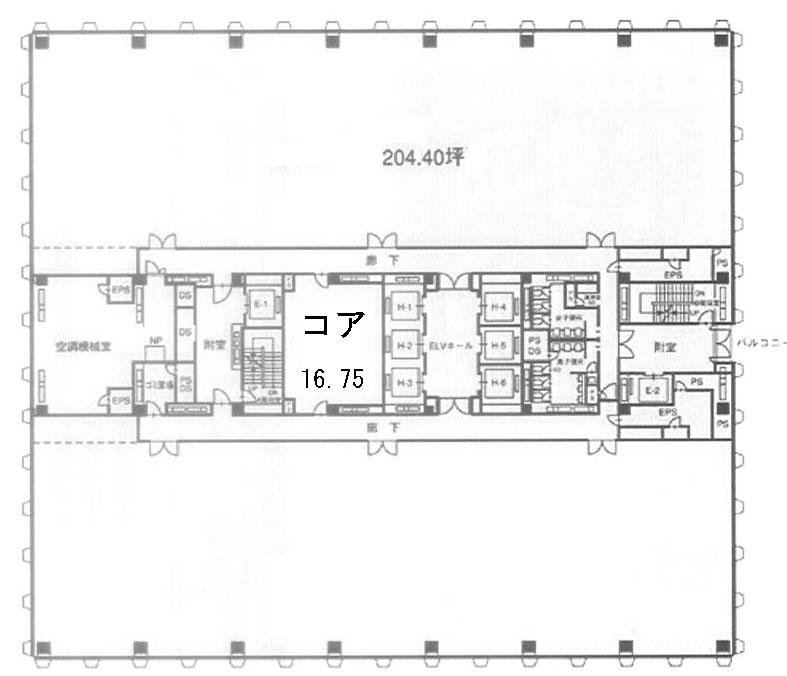 大崎ニューシティ３号館（日精ビルディング） 13階 55.37㎡