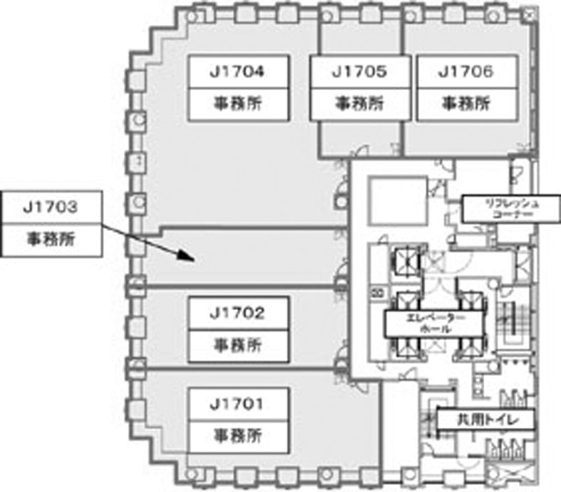 ステージビルディング 17-J1703階 76.07㎡