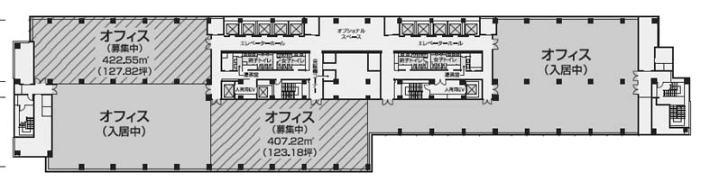 渋谷マークシティ 17階 407.21㎡
