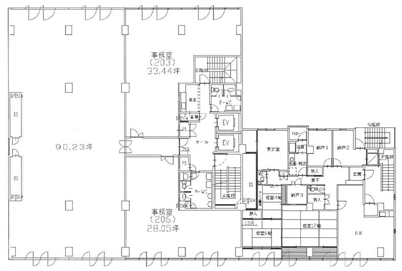 共同ビル（銀座７丁目） 201号階 90.23㎡