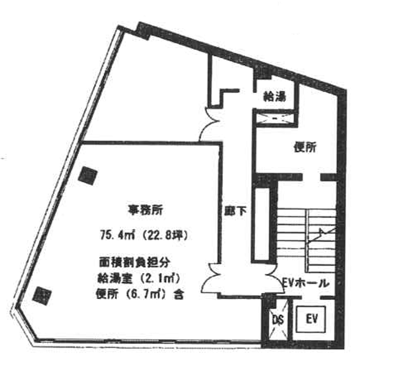 銀座西ビルヂング 7階 22.8㎡