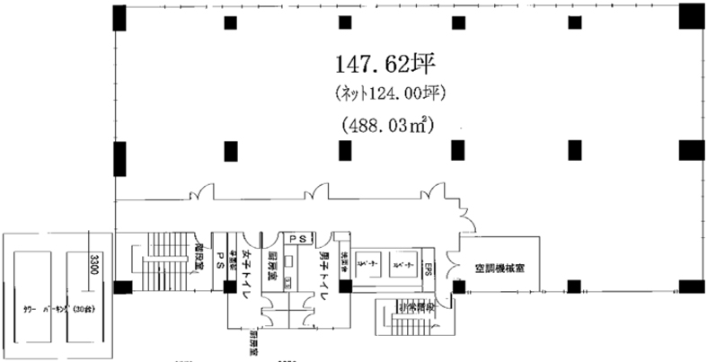 斎藤ビルヂング 3階 147.62㎡