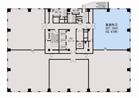 神谷町プライムプレイス 9階 62.67㎡