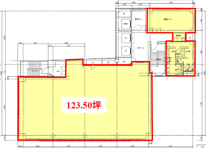 ヒューリック銀座三丁目ビル 3階 408.26㎡