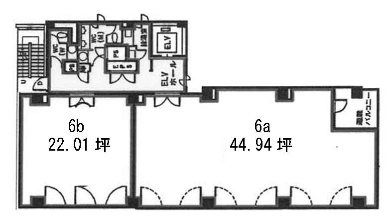 本郷信徳ビル 6b階 72.76㎡