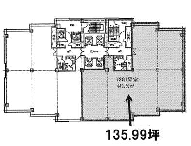 ニチレイ明石町ビル 13階 135.99㎡