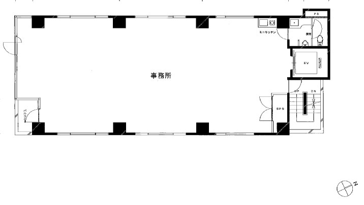 宝町千島ビル 2階 45㎡