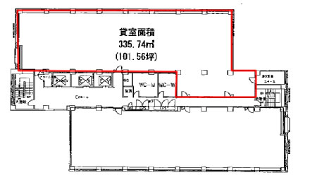 三田３丁目ＭＴビル 4階 335.74㎡