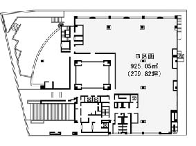イースト六本木ビル 1B階 925.02㎡