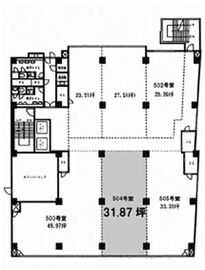 小田急西新宿ビル 5階 105.36㎡