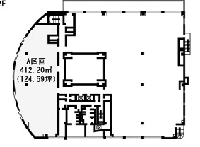 イースト六本木ビル 2A階 414.25㎡