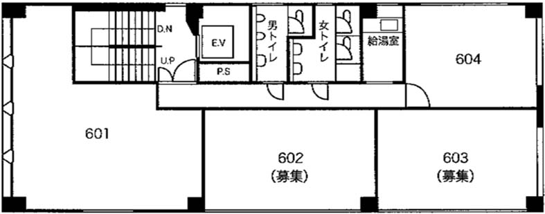 第１井上ビル 602階 5.5㎡