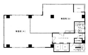 八丁堀千島ビル 3階 57.5㎡